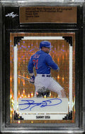 2024 Leaf Metal '91 Leaf Autograph Pre-Production Proof Gold Sammy Sosa Auto 1/1