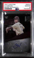 SOLD 171840 2022 Panini Capstone Rookie Autographs 18 CJ Abrams Rookie Auto PSA 10 GEM MT