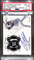 2019 Panini Flawless All-Star Autograph Gleyber Torres Logo Patch Auto 1/1 PSA 9