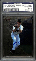 1997 Bowman's Best 64 Cal Ripken Jr. PSA/DNA Certified Authentic Auto