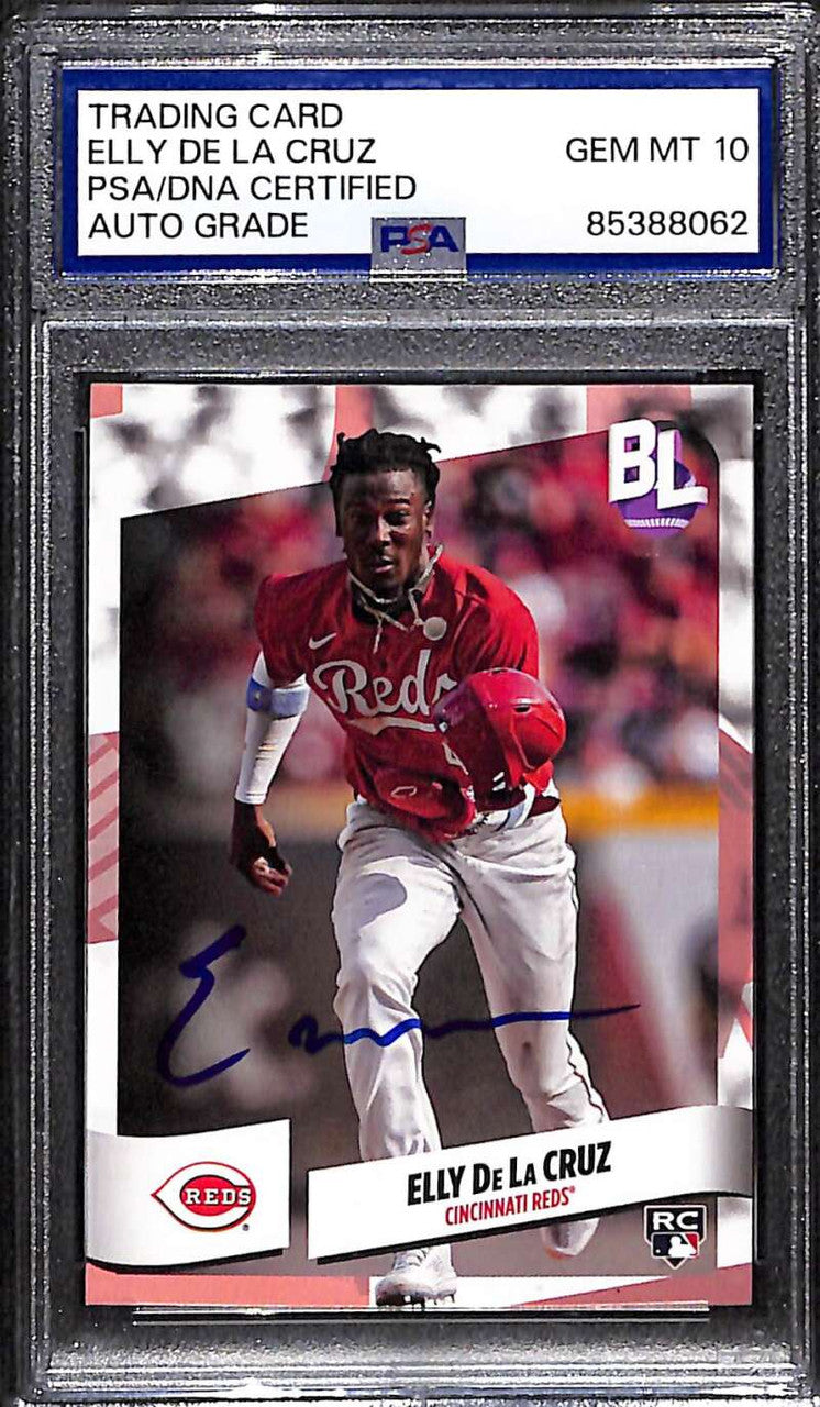 2024 Topps Big League 51 Elly De La Cruz Rookie PSA/DNA Certified 10 Auto Grade