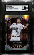 2025 Bowman Chrome Very Important Prospects vip2 Nick Kurtz Rookie SGC 10 GM