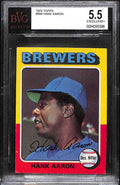 1975 Topps 660 Hank Aaron BVG BGS 5.5 EXCELLENT+