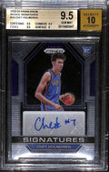 2022-23 Panini Prizm Rookie Signatures 13 Chet Holmgren RC Auto BGS 9.5 GEM 10