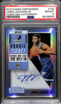 2018-19 Panini Contenders Variations Premium 132 Jaren Jackson Jr. RC Auto PSA 8