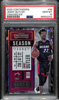 2020-21 Panini Contenders Cracked Ice 36 Jimmy Butler 18/25 PSA 10 GEM MT