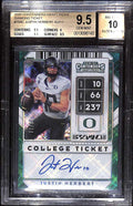 2020 Contenders Draft Diamond Ticket 104 Justin Herbert RC Auto 8/11 BGS 9.5 10