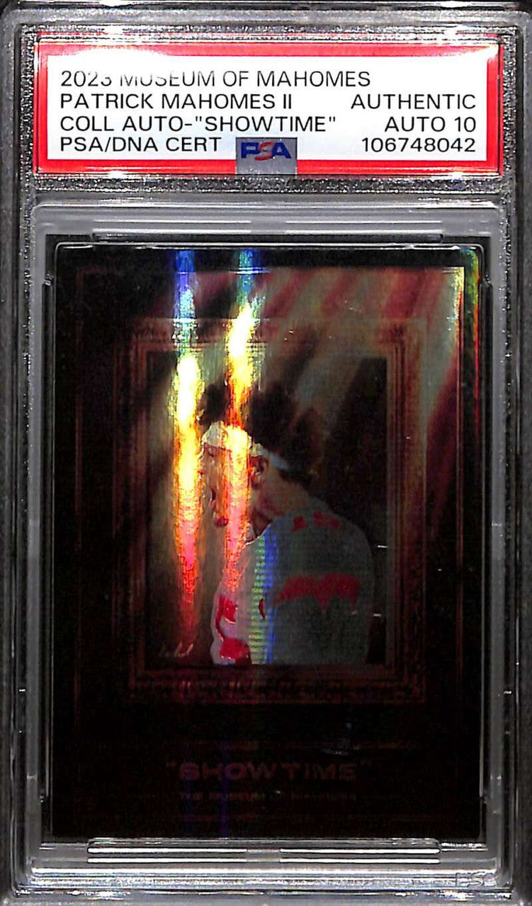 2023 Museum of Patrick Mahomes II Showtime Limited Auto PSA/DNA 10 Auto 217/256