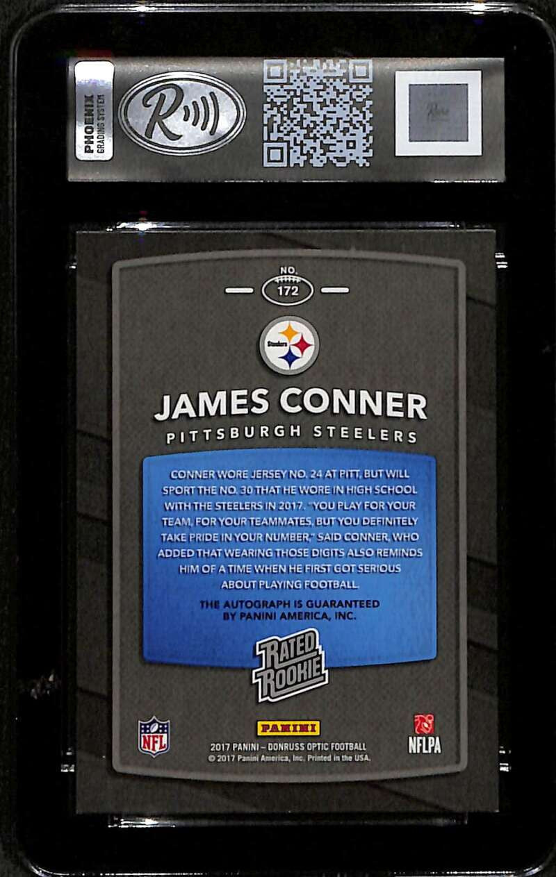 2020 Panini Honors Recollection Collection 2017 Optic RC James Conner Auto 2/3 9