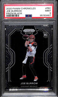 2020 Panini Prizm Black 1 Joe Burrow Rookie PSA 9 MINT