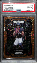 2023 Panini Prizm Prizms Lazer Refractor 339 CJ Stroud Rookie PSA 10 GEM MT