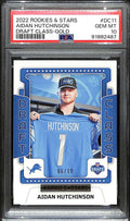 2022 Rookies and Stars Draft Class Gold Aidan Hutchinson Rookie 6/10 PSA 10 GEM
