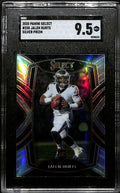2020 Select Prizm Silver Refractor 250 Jalen Hurts Rookie Club Level SGC 9.5 MT+