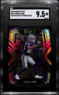 2020 Select Prizm Tie Dye Die Cut Refractor 257 CeeDee Lamb Rookie 10/25 SGC 9.5