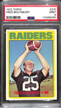 1972 Topps 210 Fred Biletnikoff PSA 9 MINT