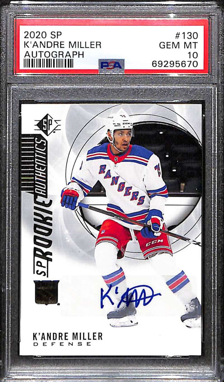DELETE 172722 2020-21 SP Signatures 130 K'andre Miller Rookie Auto PSA 10 GEM MT