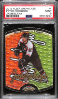 2013-14 Fleer Showcase Jambalaya 4 Peter Forsberg PSA 9 MINT