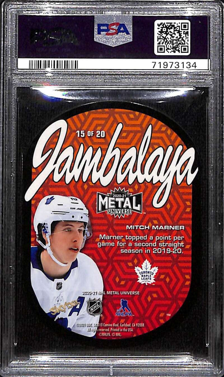2020-21 Metal Universe Jambalaya 15 Mitch Marner PSA 10 GEM MT 71973134