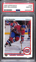 DELETE 172750 1990-91 Upper Deck 428 Eric Desjardins Rookie PSA 10 GEM MT