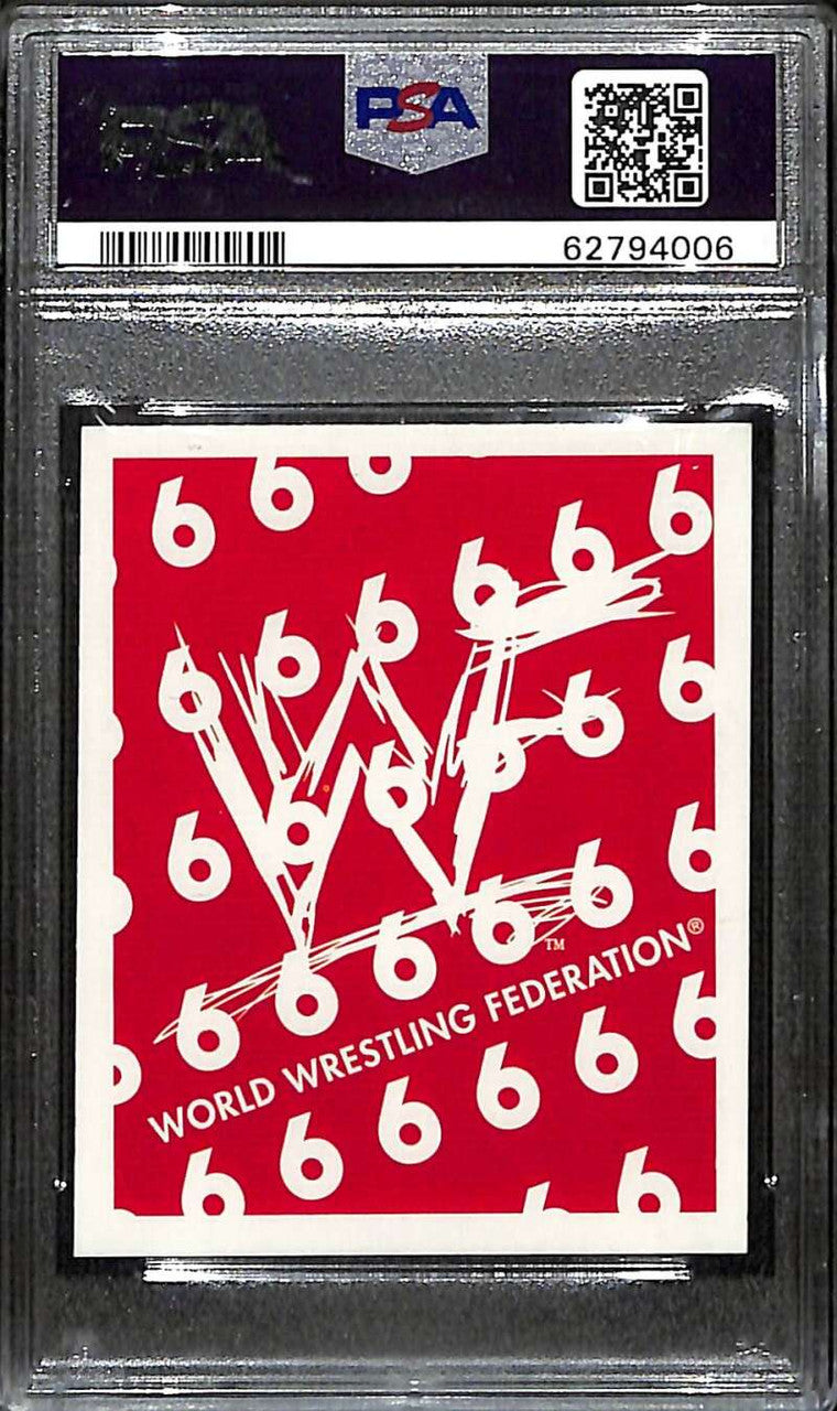 2001 Cardinal WWF Trivia Game Cards Series 3 NNO Stone Cold Steve Austin PSA 8