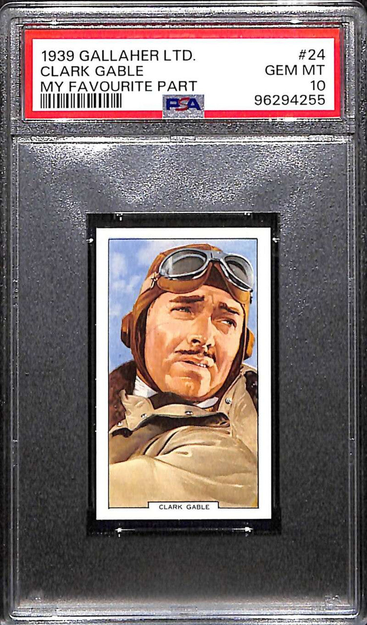 1939 Gallagher LTD. My Favourite Part 24 Clark Gable PSA 10 GEM MT