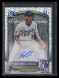 2025 Bowman Chrome Autographs Speckle Refractor Ramcell Medina Rookie Auto 1/299