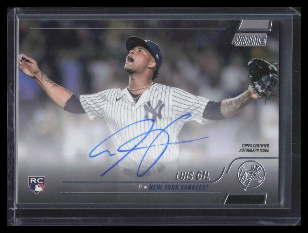 2022 Stadium Club Autographs SCBALG Luis Guil Rookie Auto