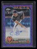 DELETE 172909 2024 Topps Chrome Update Purple Speckle Refractor Christian Scott RC Auto /299