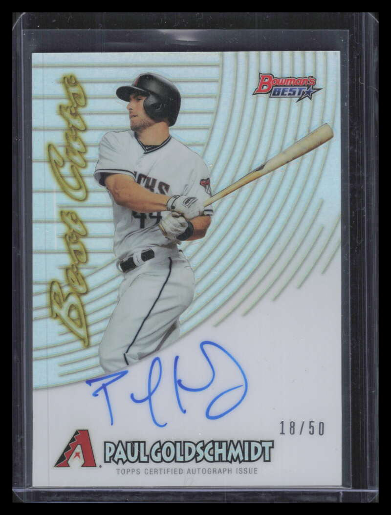 2017 Bowman's Best '97 Best Cuts Autographs 97bcapg Paul Goldschmidt Auto 18/50
