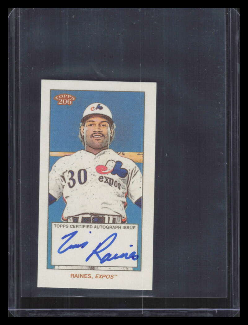 2022 Topps 206 Autographs Tim Raines Auto