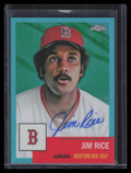 2022 Topps Chrome Platinum Autographs Aqua Refractor Jim Rice Auto 134/150