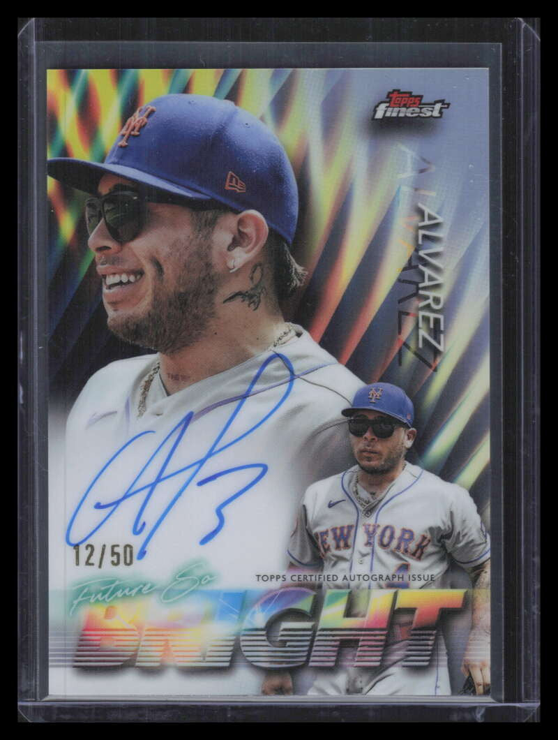 2024 Finest Future So Bright Autographs FSBAFA Francisco Alvarez Auto 12/50