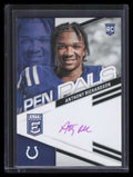 2023 Elite Pen Pals Purple Ink 1 Anthony Richardson Rookie Auto