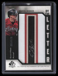 2006 SP Authentic By the Letter CBI Craig Biggio Letter Patch Auto 91/110