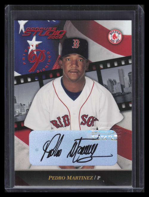 2002 Studio Private Signings 46 Pedro Martinez Auto 5/15