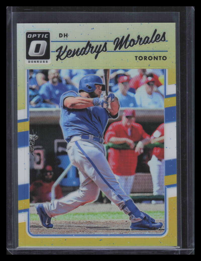 2017 Donruss Optic Gold Refractor 104 Kendrys Morales 7/10