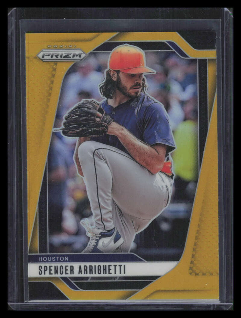 DELETE 173176 2025 Panini Prizm Prizms Gold Refractor 20 Spencer Arrighetti 10/10