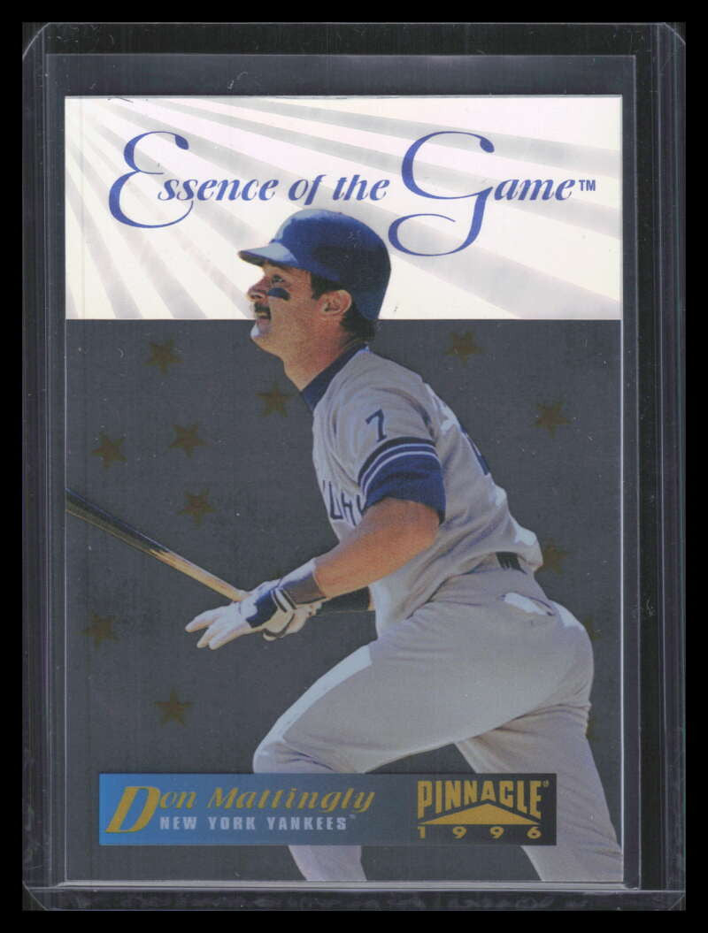 SOLD 173188 1996 Pinnacle Essence of the Game 15 Don Mattingly