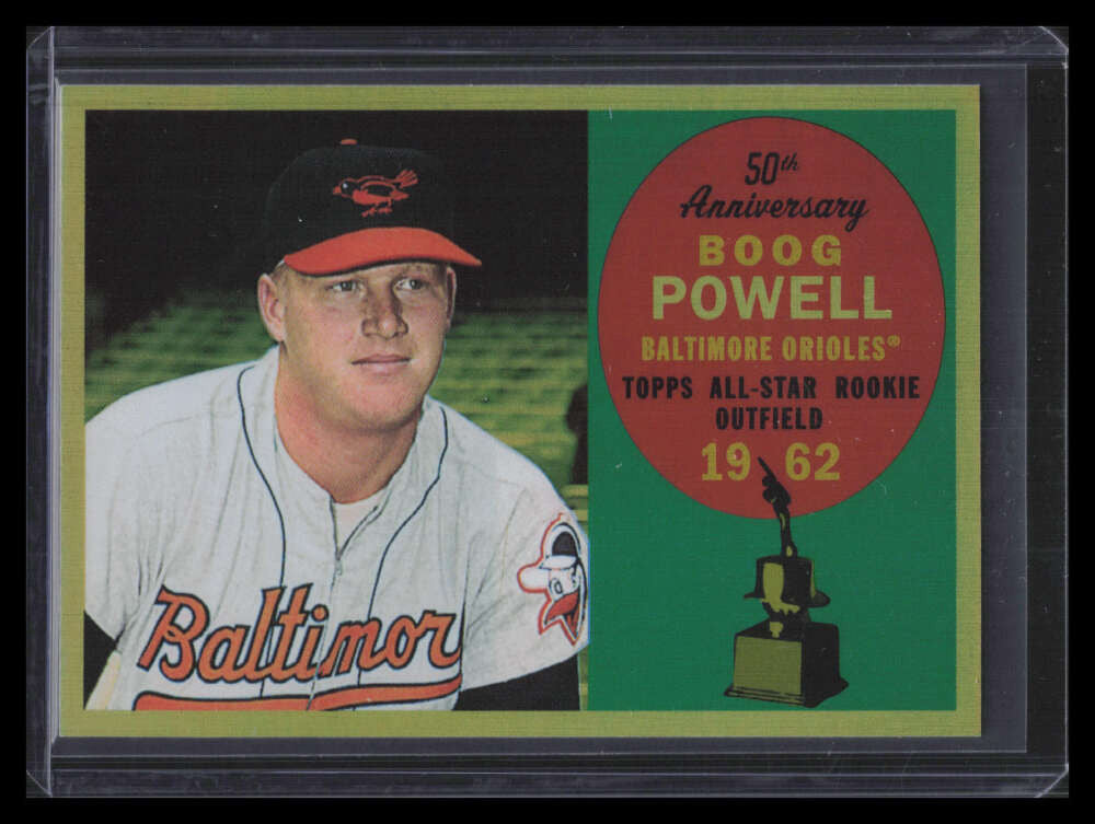 2008 Topps 50th Anniversary All Rookie Team Gold ar37 Boog Powell 47/99
