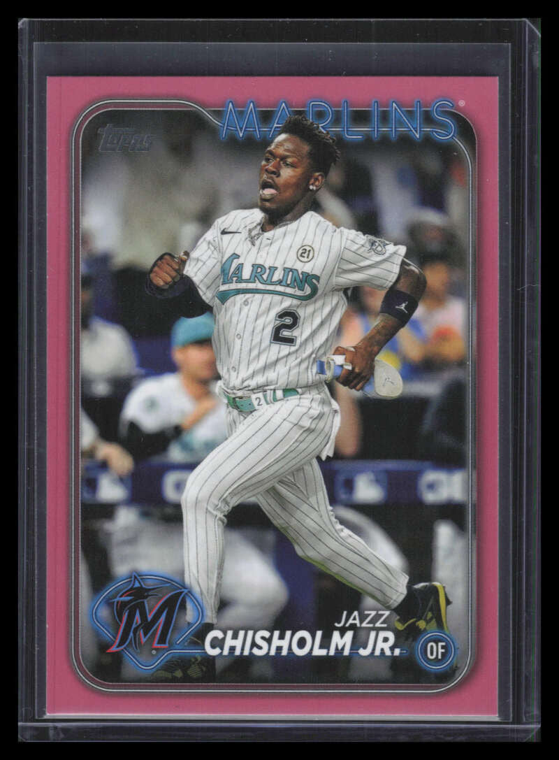 2024 Topps Mother's Day Pink 223 Jazz Chisholm Jr. 33/50
