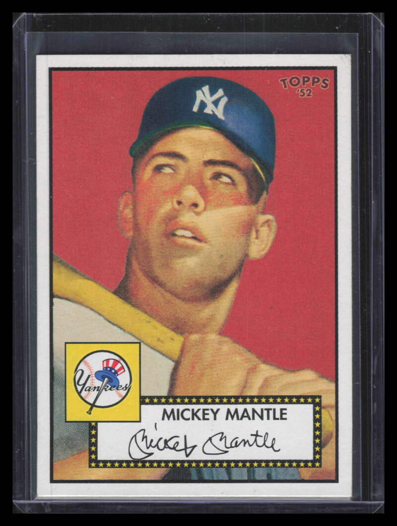 2006 Topps '52 311e Mickey Mantle Red