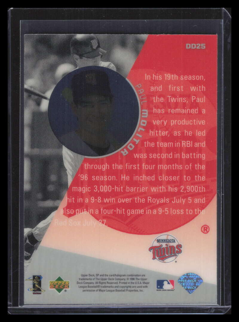 1996 Upper Deck Diamond Destiny Silver dd25 Paul Molitor 156396