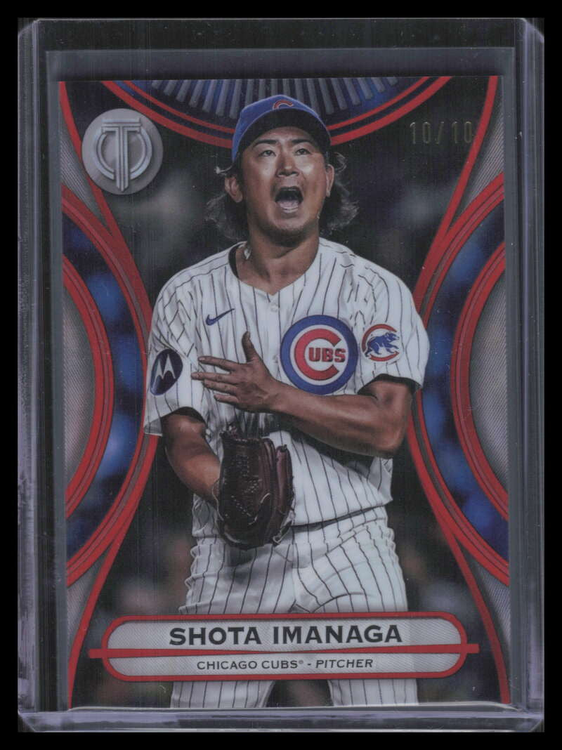 2025 Topps Tribute Red 58 Shota Imanaga 10/10