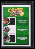 2008 Upper Deck Heroes Emerald 194 Webb Hernandez Verlander Triple Jersey 14/25