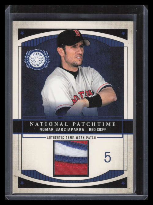 2003 Fleer Patchworks National Patchtime 300 ng2 Nomar Garciaparra Patch 48/300