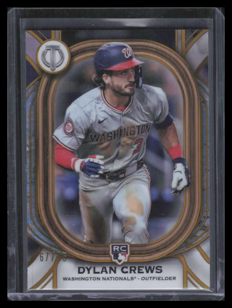 2025 Topps Tribute Gold 90 Dylan Crews Rookie 67/75