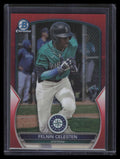 2023 Bowman Chrome Draft Red Refractor bdc178 Felnin Celesten Rookie 3/5