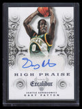 2014-15 Panini Excalibur High Praise Signatures 16 Gary Payton Auto