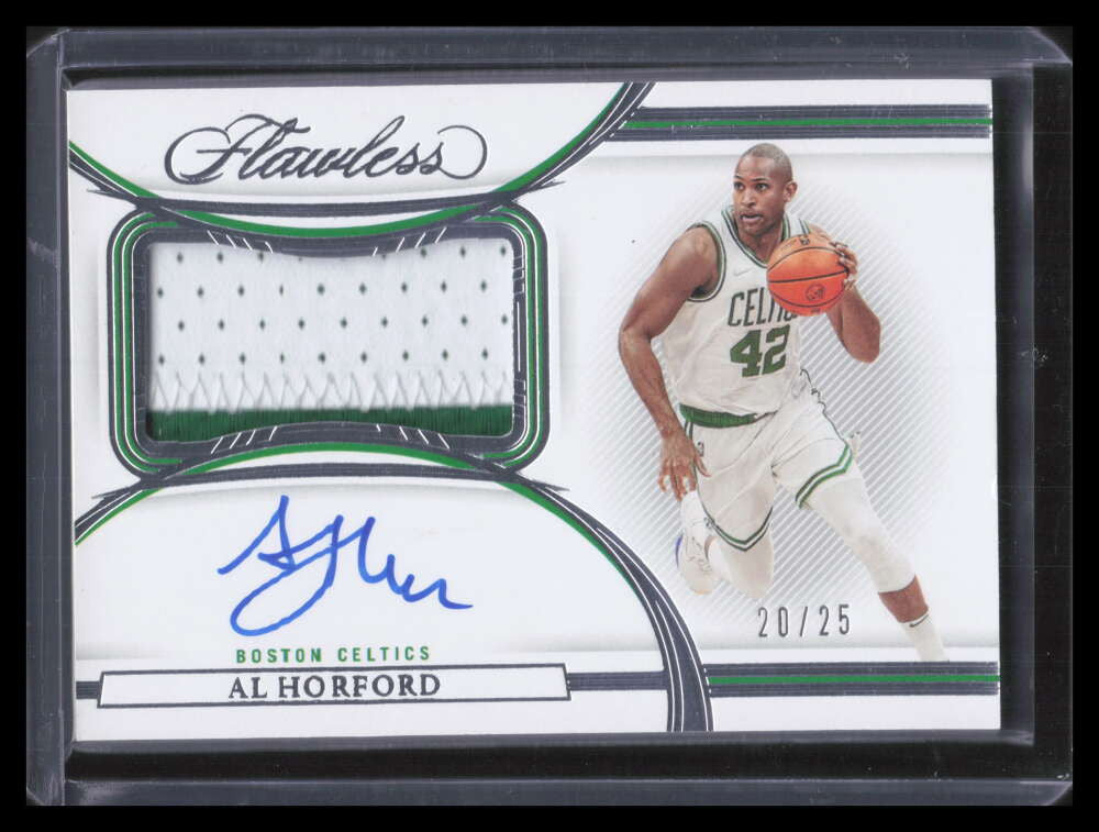 2021-22 Panini Flawless Horizontal Autographs 39 Al Horford Patch Auto 20/25