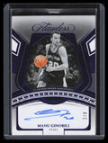 2023-24 Panini Flawless Shade Signatures Blue 42 Manu Ginobili Auto 2/8